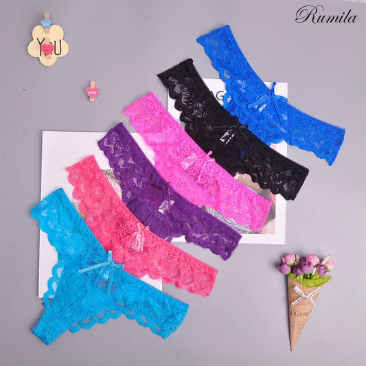 8color Gift Full Beautiful Lace Women's Sexy Lingerie Thongs G-String Underwear