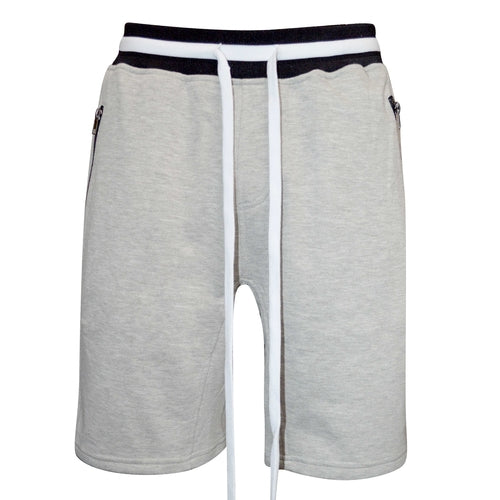 BRANDON FRENCH TERRY SHORTS- GREY