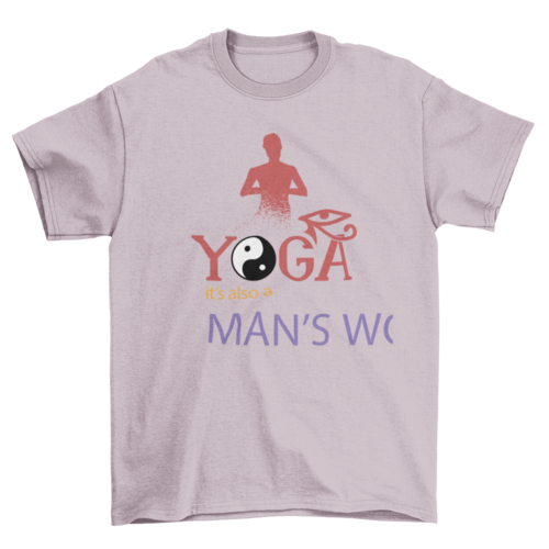 Yoga Men Quote T-shirt