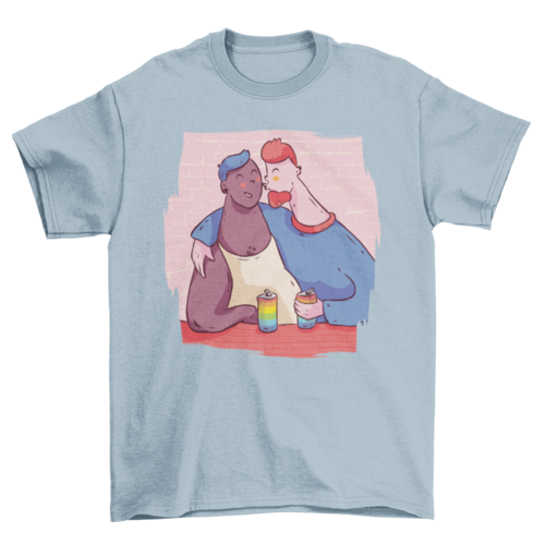 Men Couple T-shirt