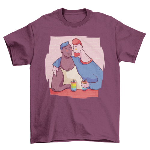 Men Couple T-shirt