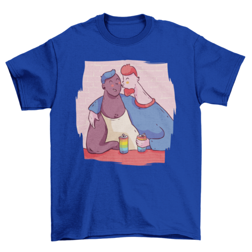 Men Couple T-shirt