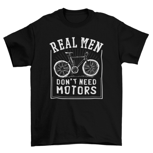 Real Men Bike T-shirt