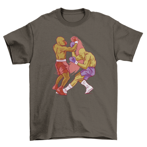 Men boxing t-shirt