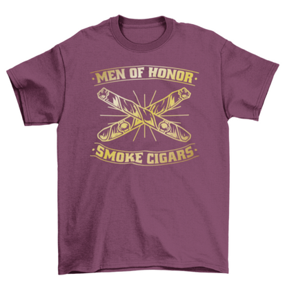 Men of honor cigar t-shirt