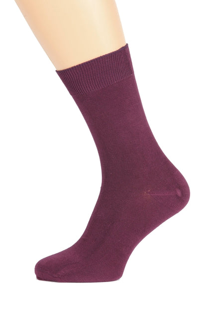 TAUNO men's dark lilac socks